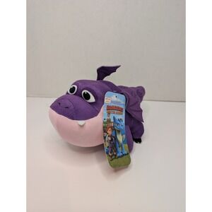How to Train Your Dragon Rescue Riders Burple 9" Purple RARE plush DreamWork NEW